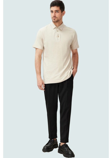 Erkek Regular Boy Bootcut Pantolon Polyester Rahat Günlük Stil Hafta Sonu Kaliteli Malzeme fiyatları