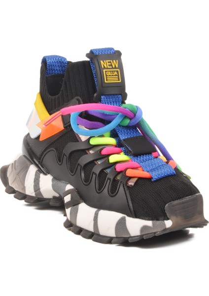 Siyah Çocuk Spor Ayakkabı 25Y638-1 F