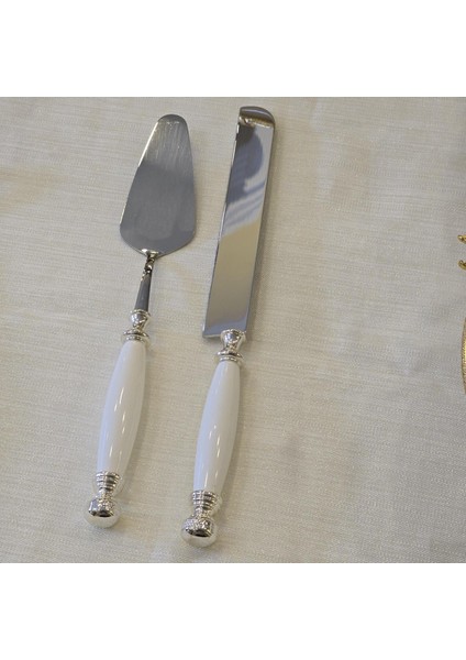 Porselen 5 Parça Servis Kaşık Seti Gümüş fiyatları