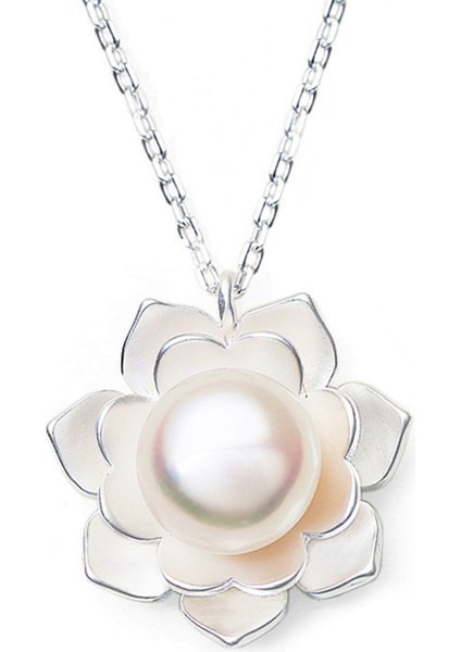 Inci Detaylı Papatya Kolye – Alaşım Zincir, Zarif Çiçek Takı (Yurt Dışından)