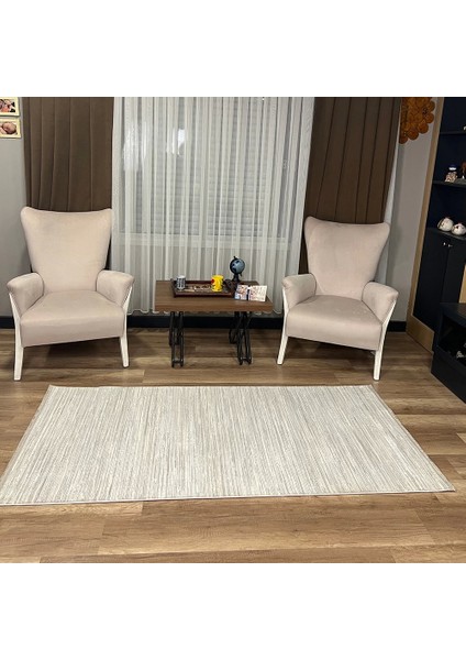Nova 1123 Gri Mikrofiber Modern Dokuma Halı
