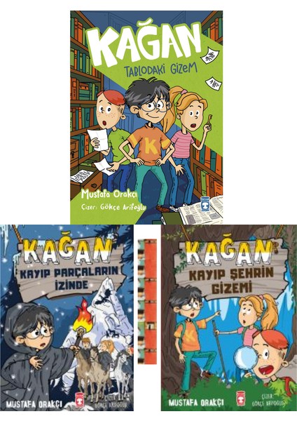 Mustafa Orakçı-Kağan Kayıp Şehrin Gizemi​, Kağan Tablodaki Gizem, Kağan Kayıp Parçaların Izinde(3kitap)
