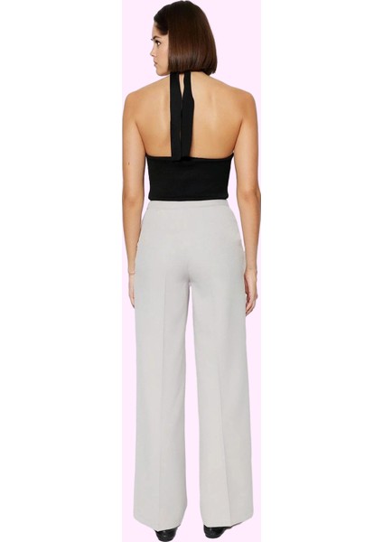 Kadın Boru Paça Pantolon Polyester Elastan Günlük ve Iş Kullanımı Yaz Aylarının Vazgeçilmezi modelleri