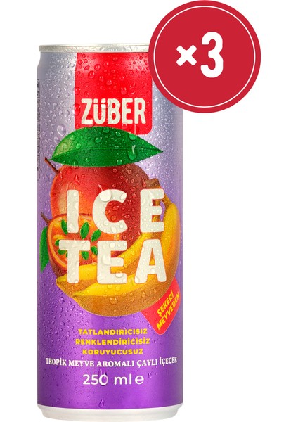 Ice Tea Tropik Meyve 250ML x 3 Adet