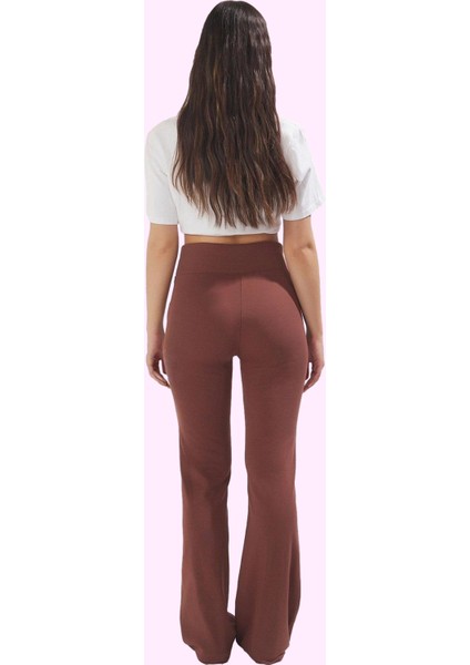 Kadın Ispanyol Paça Pantolon Flare Kalıp Günlük Şıklık Için Mükemmel Seçim Kaliteli Malzeme modelleri