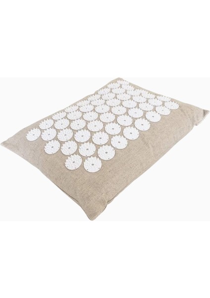 Ergonomik Bed Of Nails Düz Minder, Organik Keten ve Karabuğday Dolgulu Konfor