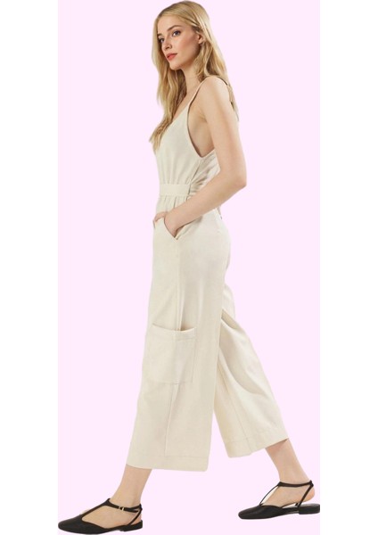 Kadın Wide Leg Pantolon Polyester Elastan Renk Yüksek Belli Ilkbahar Sonbahar Günlük Kullanım