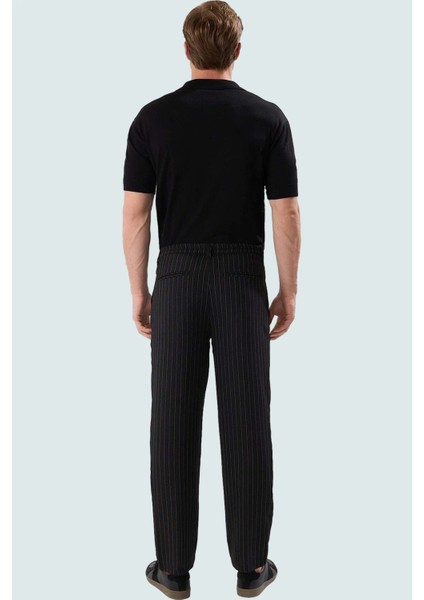 Erkek Modern Boru Paça Pantolon Polyester Viskoz Elastan Günlük Kullanım Dayanıklı Malzeme modelleri