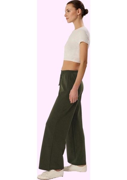 Kadın Casual Geniş Paça Uzun Pantolon Yazlık Rahat Tasarım Günlük Kullanım Kaliteli Malzeme
