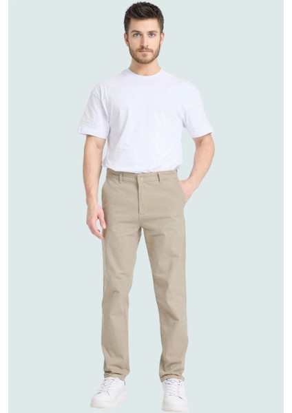 Erkek Pamuklu Chino Pantolon Modern Straight Kalıp Boru Paça Tasarım Yaz Aylarının Vazgeçilmezi fiyatları
