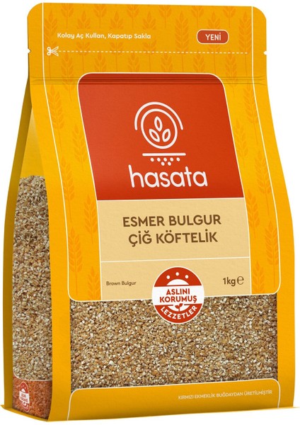 Esmer Çiğ Köftelik Bulgur 1 kg