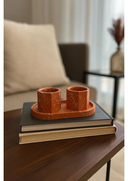 🪴 3’lü Modern Dekoratif Saksı Seti – Taş Tozu El Yapımı – Farklı Renk Seçenekli modelleri