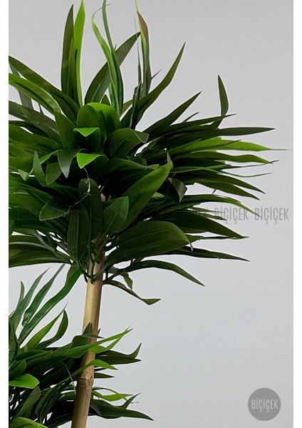 Yapay Bambu Ağacı 60 cm Beyaz Kumaş Yapraklı Gerçekçi Görünüm ile Dekoratif fırsatları