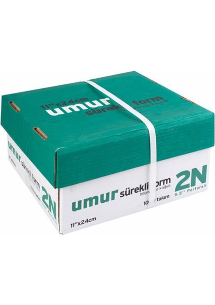 Sürekli Form Kağıdı 11X24CM 2 Nüsha 5.5 Perforeli Renkli 1000 Li