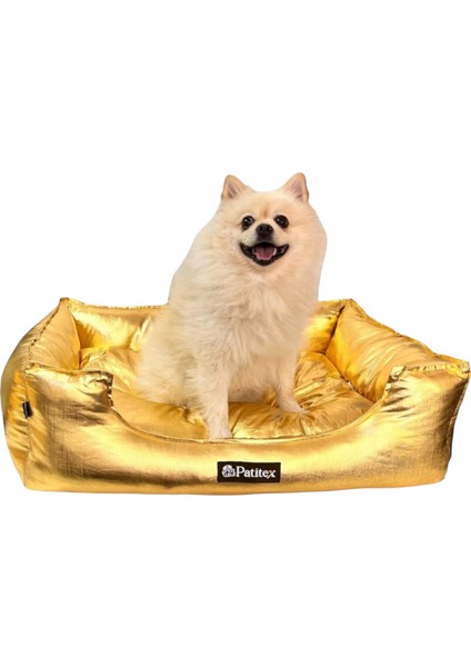 Özel Seri Gold Yatak- Kedi Yatak- Köpek Yatak - Lux Yatak- Minderli Yatak (M Beden)