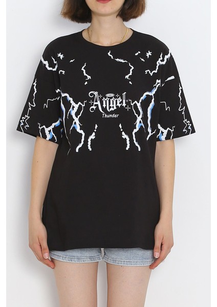 Baskılı Tişört Siyah - 20014.1567. modelleri