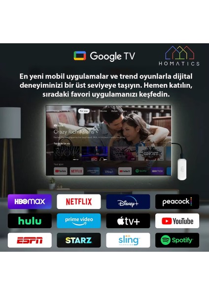 4K Tv Stick Premium (Numerik Kumanda + Y Otg Kablo) modelleri