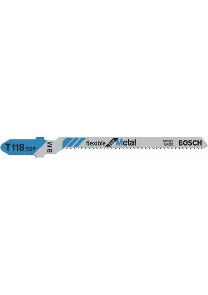 Bosch Dekupaj Testere Bıçağı Agzı T 118 Eof 5'lı
