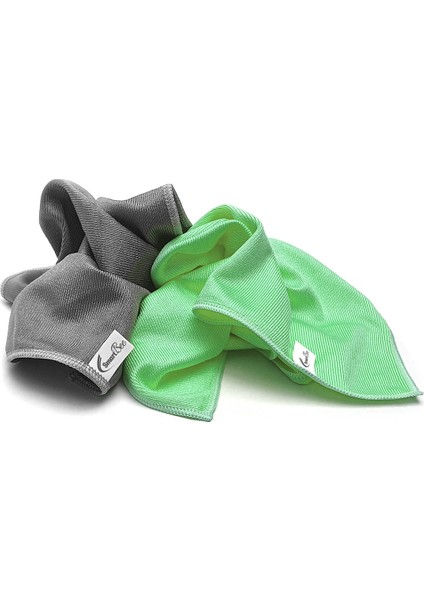 Shıne 2’li Mikrofiber Kalın Oto Cam Bezi 40×50 300GSM – Yeşil/gri fiyatları