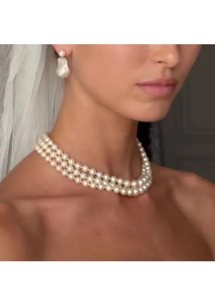 Inci Boncuk Şık Kolye Kaliteli Tasarım fiyatları