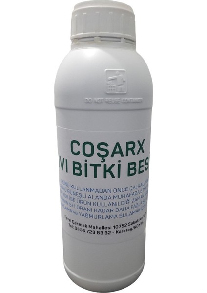 Çiçek Coşturan Sardunya Sıvı Süs Bitki Besini