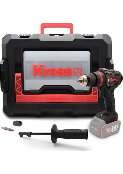 KUC33.91 20VOLT 95NM Kömürsüz Profesyonel Şarjlı Darbeli Matkap (Akü Dahil Değildir)