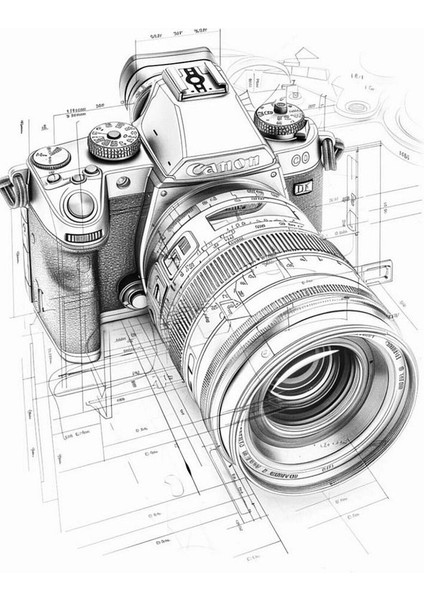 Kara Kalem Çizim Fotograf Mak. Kanvas Tablo Ev Duvar Salon Ofis Hediyelik Dekarasyon Ölçüseçiniz. fiyatları