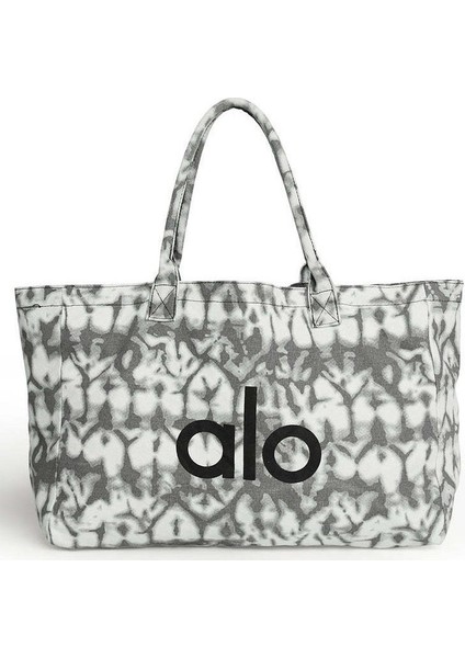 Alo Yoga Kadın Çanta Kamuflajlı Ekstra Büyük Kapasiteli Bez Çanta (Yurt Dışından)