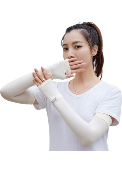 Yüksek Elastik Buz Kılıfları Yazlık Anti-Ultraviyole Kol Koruyucuları Buz Ipek Güneş Koruma Kılıfları (Yurt Dışından)