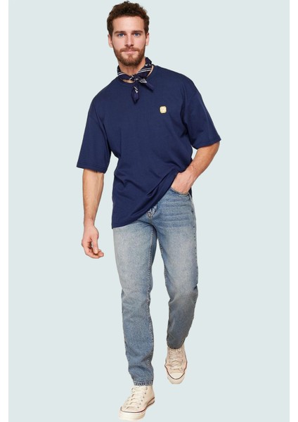 Erkek Denim Pantolon Pamuk Relaxed Fit Dar Paça Günlük ve Hafta Sonu Yaz Aylarının Vazgeçilmezi