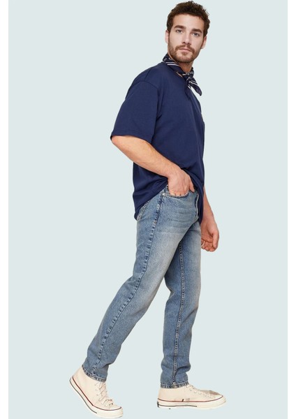 Erkek Denim Pantolon Pamuk Relaxed Fit Dar Paça Günlük ve Hafta Sonu Yaz Aylarının Vazgeçilmezi fiyatları