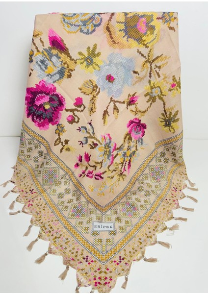 Sökme Boncuklu Pamuk Yazma - 05494 - 04