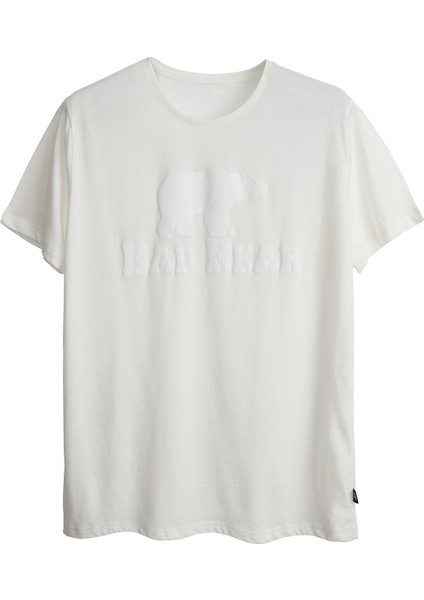 19.01.07.002 Bad Bear Tee Beyaz Erkek T-Shirt