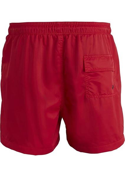 21.01.09.004.OS_JACKSONVILLE Normal Bel Düz Kırmızı Erkek Şort Mayo