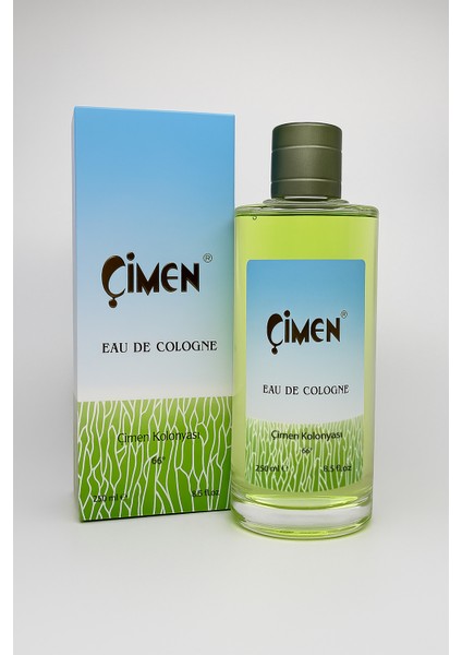 Cam Şişe Çimen Kolonyası 250 ml
