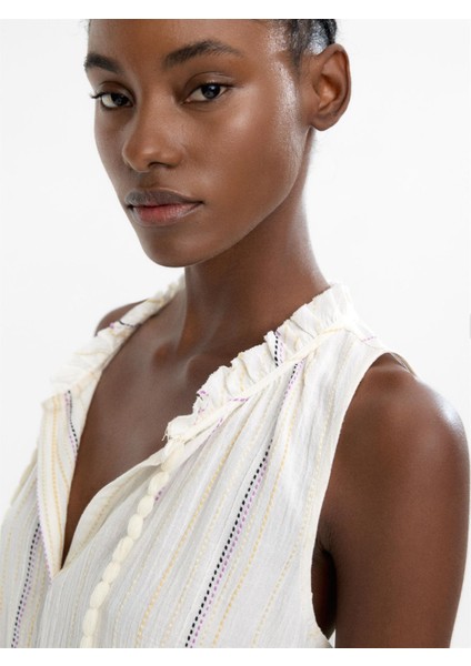 Renkli Üst Dikişli Uzun Elbise fırsatları