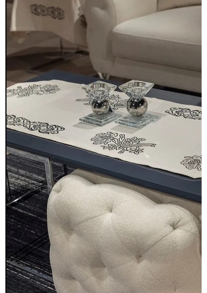 Manolya Desenli El Baskısı Runner