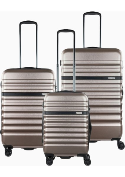 Bugattı Corium 3'lü Sert Kabuklu Valiz Seti 4 Tekerlekli Tsa Kilitli