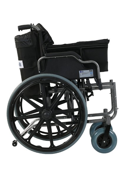 G140 Katlanabilir Manuel Bariatrik Geniş ( 55 cm Oturma Alanı ) Tekerlekli Sandalye | Comfortable Wheelchair modelleri