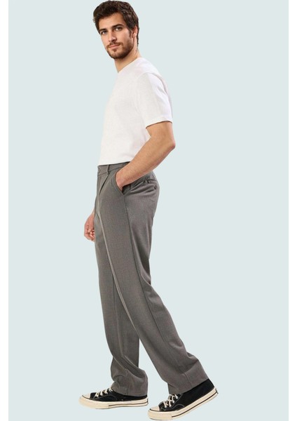 Erkek Modern Pantolon Geniş Paça Rahat Kalıp Sürdürülebilir Üretim Yaz Aylarının Vazgeçilmezi modelleri