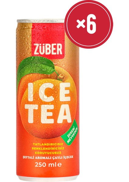 Ice Tea Şeftali 250ML x 6 Adet