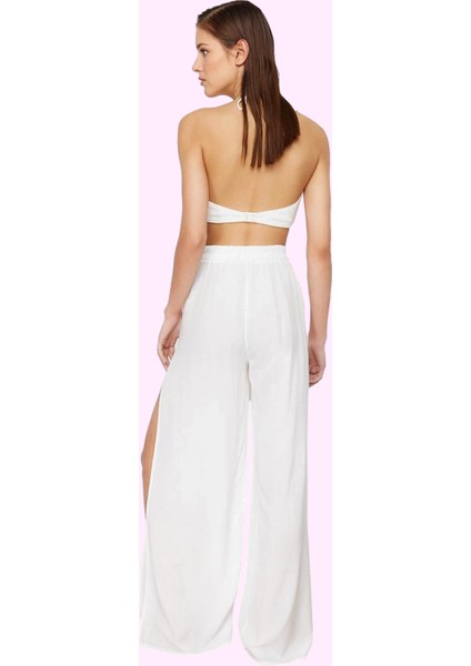 Kadın Relaxed Fit Yüksek Bel Pantolon Yazlık Geniş Paça Plaj Şıklığı Yaz Aylarının Vazgeçilmezi modelleri