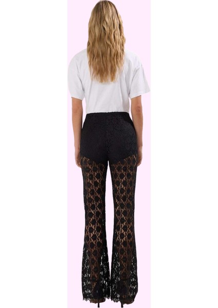 Kadın Uzun Boy Ispanyol Paça Flare Pantolon Yüksek Bel Dokuma Kumaş Şık Tasarım Günlük Kullanım modelleri