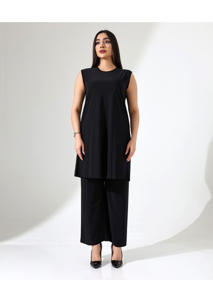Esnek Sıfır Kol Tunik