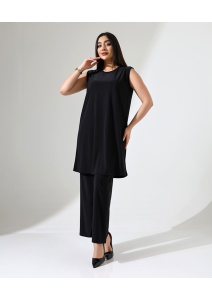 Esnek Sıfır Kol Tunik