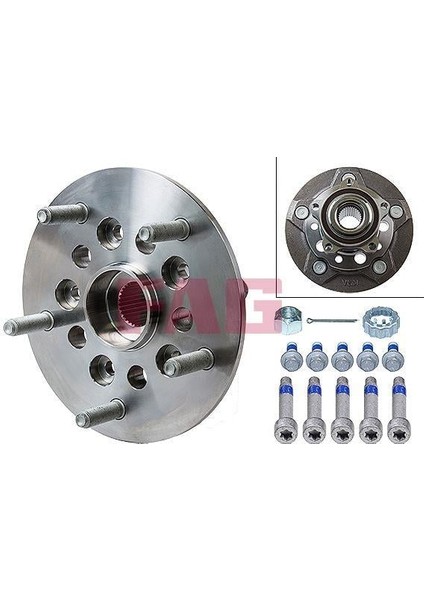 Ön Teker Poryası Rulmanlı Ford Transıt V362 Custom 12- 5 Bijon Abs Li