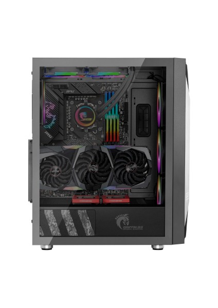 Grıffın G3 Plus 4X120MM Argb 2x3.2 2x2.0 USB Tempered Oyunbilgisayar Kasası(Psu Yok) fiyatları