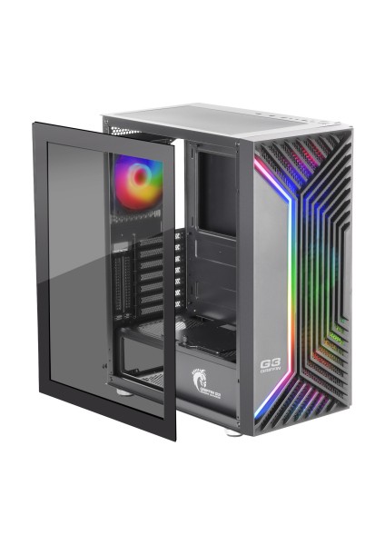Grıffın G3 Plus 4X120MM Argb 2x3.2 2x2.0 USB Tempered Oyunbilgisayar Kasası(Psu Yok) modelleri