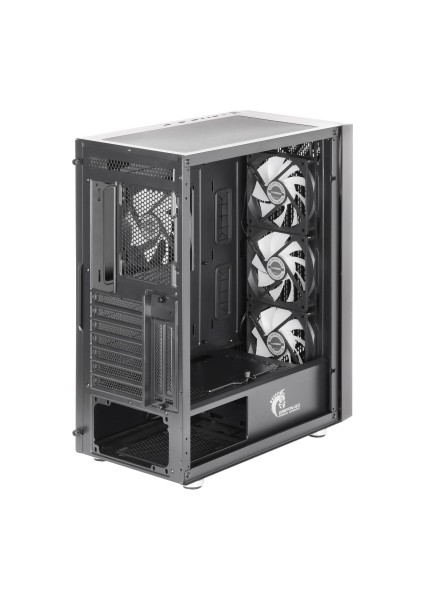 Grıffın G3 Plus 4X120MM Argb 2x3.2 2x2.0 USB Tempered Oyunbilgisayar Kasası(Psu Yok)