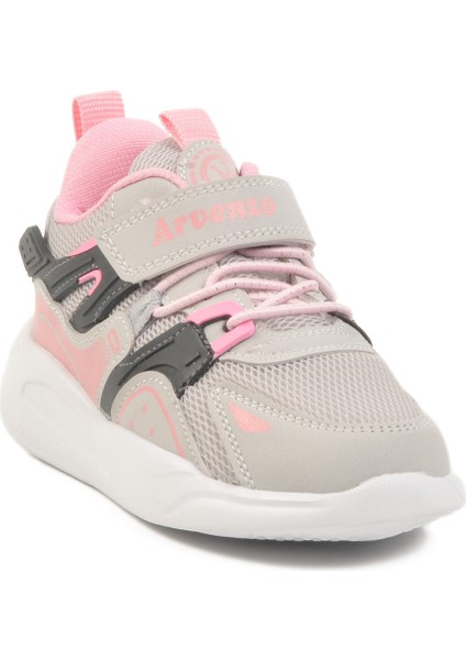 Buz-Pembe Cırtlı Çocuk Spor Ayakkabı Arvenzo 320 P
